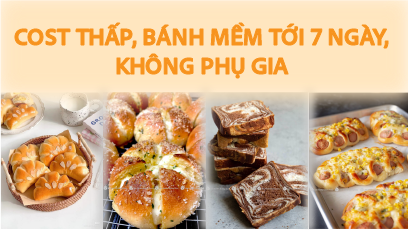 Lớp online bánh mì cost thấp kinh doanh 15 món