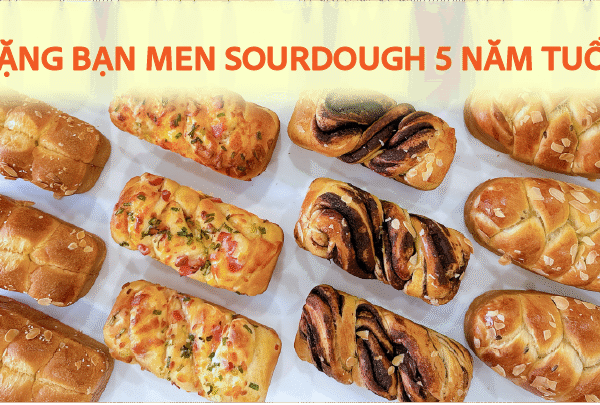 Lớp online bánh mì brioche men sourdough  01