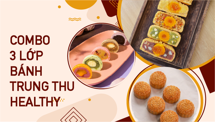 Combo 3 lớp bánh trung thu healthy