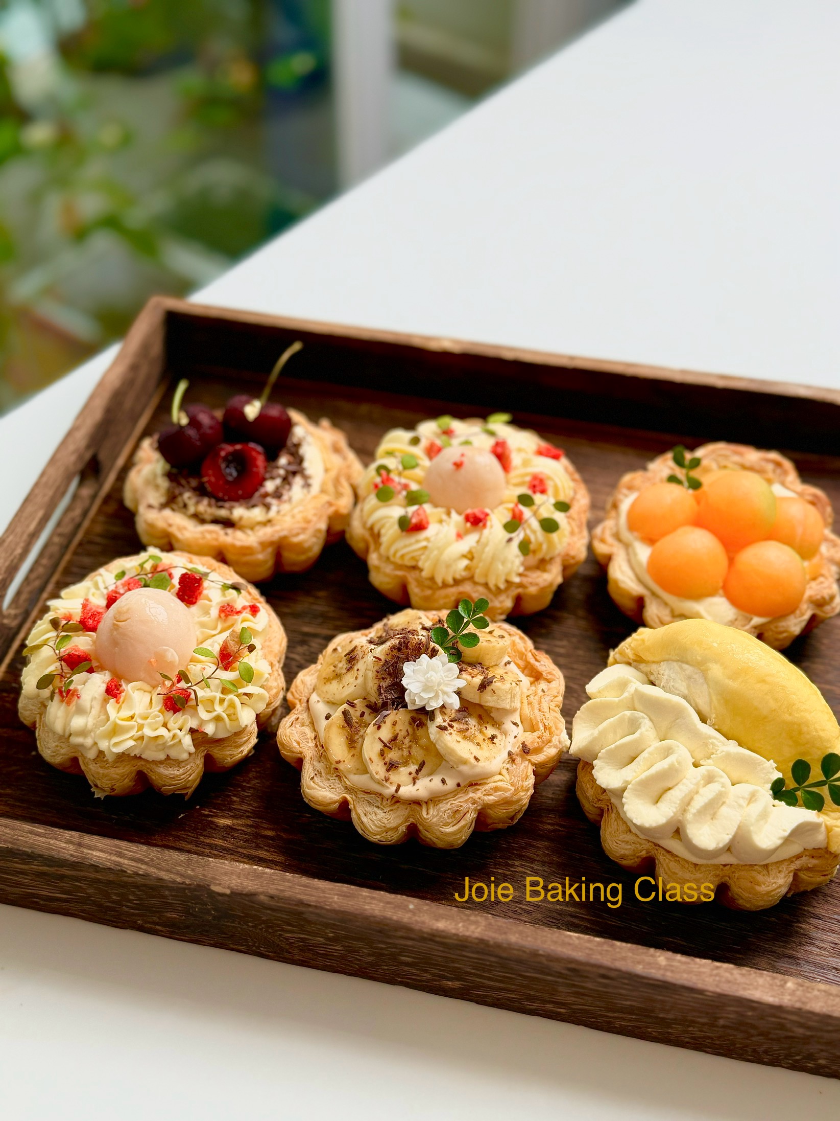 Lớp online bánh tart trái cây ngàn lớp cơ bản