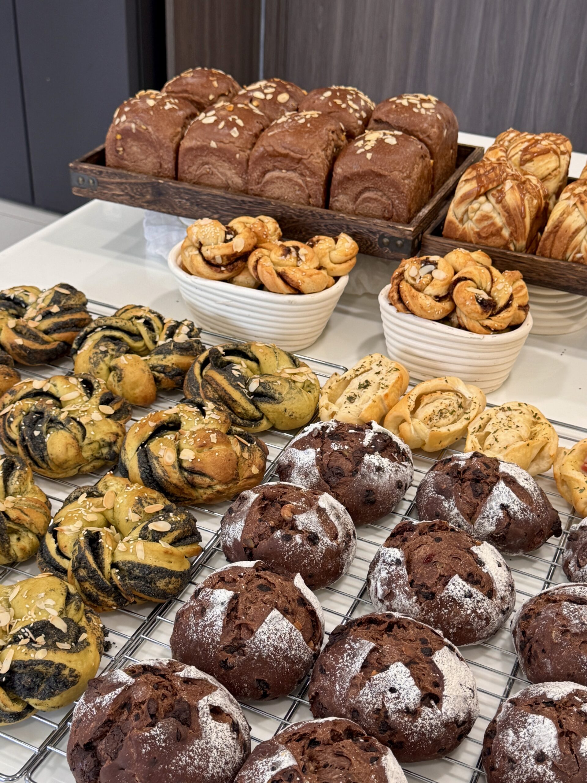 Lớp trực tiếp bánh mì mềm men sourdough tổng hợp